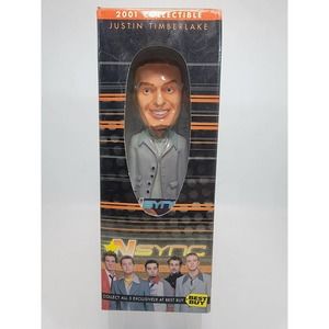 NSYNC Justin Timberlake Collectible Bobble Head Best Buy Exclusive From 2001